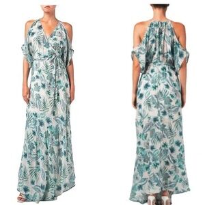 Miss Me Green Tropical Floral Print